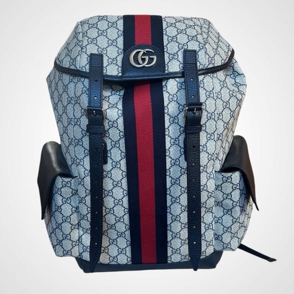 A261 - 💯% authentic Gucci Ophidia Medium backpack - Picture 1 of 13